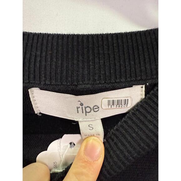 Ripe Black Sloane Knit Maternity Dress Size S - Picture 5 of 5